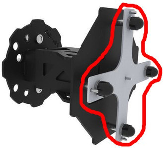 Płyta wzmacniająca adapter koła zapasowego Alu-Cab Canopy Camper