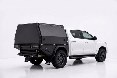 AluBlack Platforma ładunkowa z zabudową do Toyota Hilux 2016+ z podwójną kabiną