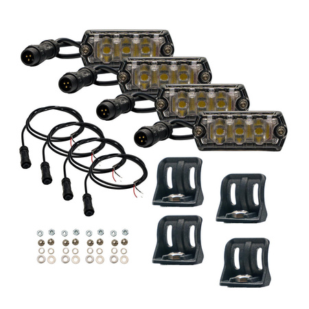 Lampy LED NACHO NANO Scene – zestaw 4 sztuk