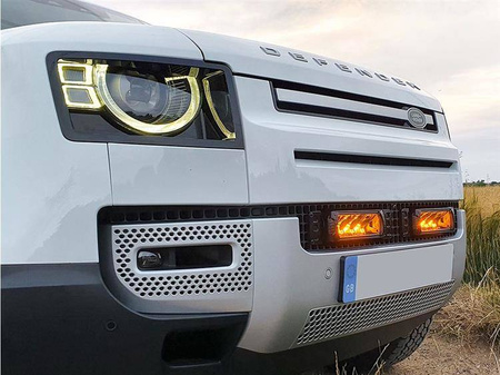 Zestaw lamp LED do grilla Lazer Lamps 2 × Triple-R 750 — Land Rover Defender (2020+)