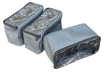 Zestaw organizerów do skrzynki Camp Cover Ammo Pouch — 3 x 1/3 — kolor grafitowy