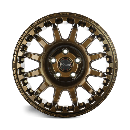 Felga aluminiowa Evo Corse Atlas NK 8x17" do off-roadu i rajdów terenowych - brązowa z połyskiem - Toyota