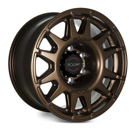 Felga aluminiowa Evo Corse DakarSuperZero 8.5x17" do off-roadu i rajdów terenowych - brązowa matowa - Toyota