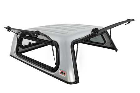 Zabudowa ARB Hardtop Canopy "Classic" Toyota Hilux (2015- ) J Deck, Double Cab, gładka, lewe okno otwierane, prawe rozsuwane