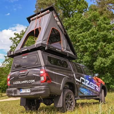 Hardtop Alu-Cab Contour – Toyota Hilux Revo 2016–2025 Double Cab, z oknami bocznymi