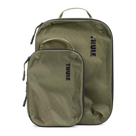 Pokrowce kompresyjne Thule Compression Cube Set – mały / średni zielony soft green