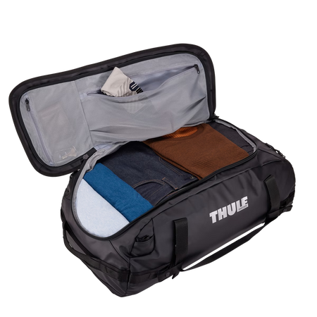 Torba podróżna Thule Chasm 70 l typu 2 w 1 – torba / plecak – czarna