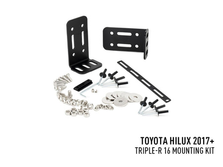 Zestaw montażowy Lazer Lamps do dolnego grilla, do lamp Triple-R 16 — Toyota Hilux (2019+)
