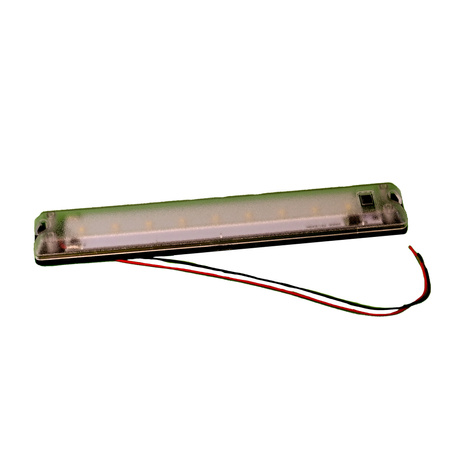 Biała lampa LED do zabudowy i namiotu Alu-Cab