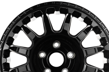Felga aluminiowa Evo Corse Atlas NK 8x17" do off-roadu i rajdów terenowych - czarna z połyskiem - Toyota