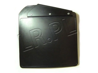 Chlapacz przedni lewy LR055333 — Defender 90/110/130, z uchwytem
