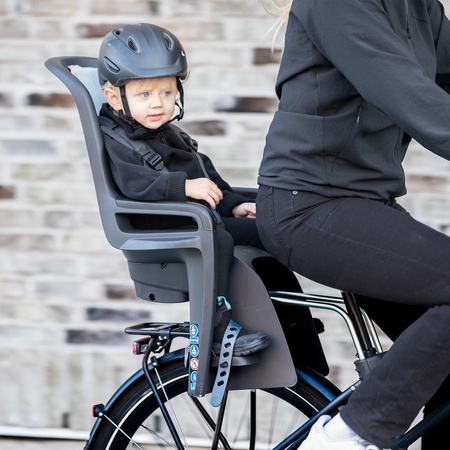 Odchylany fotelik rowerowy na ramę Thule RideAlong 2 – jasnoszary