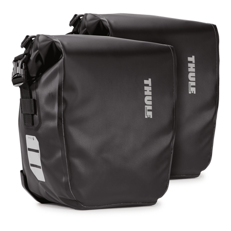 Sakwy rowerowe Thule Shield 2 × 13 l – czarne