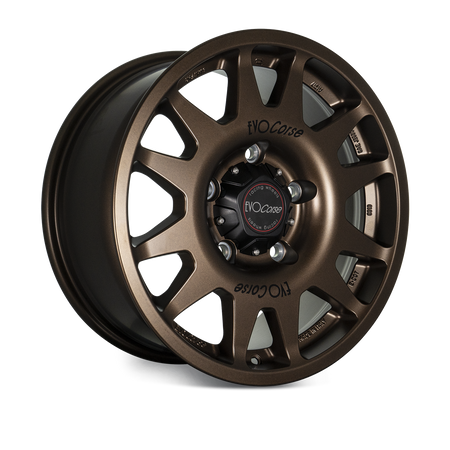 Felga aluminiowa Evo Corse DakarZero 8x17" do off-roadu i rajdów terenowych - brązowa matowa - Toyota