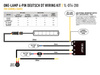 Wiązka Lazer Lamps do jednej lampy — Deutsch DT-4, 2 m