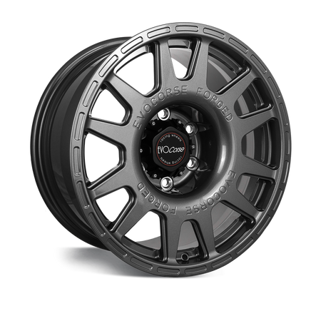 Felga aluminiowa Evo Corse DakarForged 8.5x17" do off-roadu i rajdów terenowych - antracytowa - Toyota