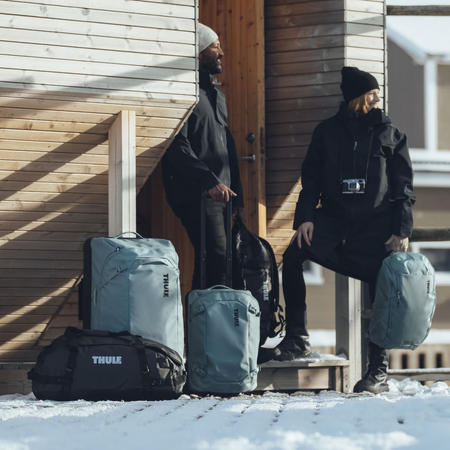 Torba podróżna Thule Chasm 70 l typu 2 w 1 – torba / plecak – niebieska staw