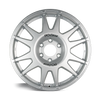 Felga aluminiowa Evo Corse DakarZero 9x20" do aut terenowych i miejskich - srebrna  - Ford, Volkswagen