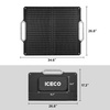 Składany panel solarny ICECO 80 W do powerbanków i stacji zasilania