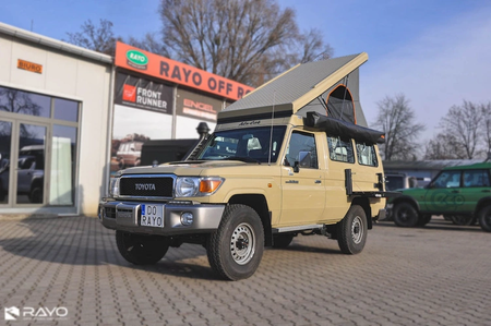 Dach otwierany Alu-Cab "Hercules G2" do Toyota Land Cruiser 75 & 78 - beżowy