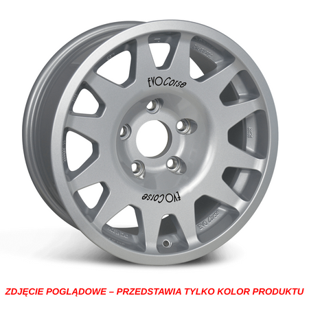 Felga aluminiowa Evo Corse DakarZero 7x16" do off-roadu i rajdów terenowych - srebrna - Toyota