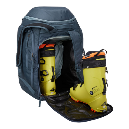 Plecak na buty narciarskie i snowboardowe Thule RoundTrip Boot Backpack 60 l – szaroniebieski ciemny łupek