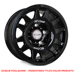 Felga aluminiowa Evo Corse DakarSuperZero 8.5x17" do off-roadu i rajdów terenowych - czarna z połyskiem - Lexus, Toyota