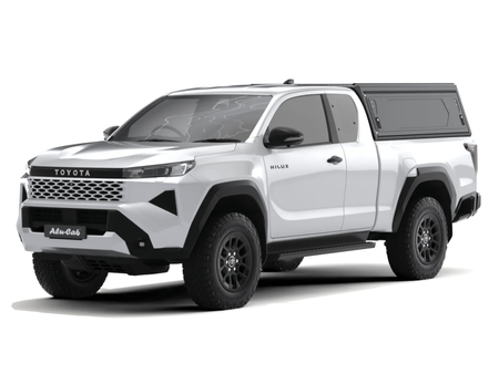 Hardtop Alu-Cab Contour – Toyota Hilux Travo 2026+ Extra Cab, bez okien bocznych