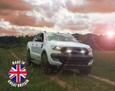 Zestaw lamp LED do grilla Lazer Lamps 2 × Triple-R 750 Gen2 Wide — Ford Ranger (2016–2018)