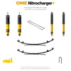 Zestaw zawieszenia OME Nitrocharger+ – Ford Ranger PJ/PK 2006–2011 Diesel, tył 20 mm, przód ponad 60 kg, drążki 1024 mm, średnie obciążenie tyłu, standardowe tłumienie tyłu