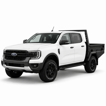 AluBlack Platforma ładunkowa z opuszczanymi burtami do Ford Ranger 2023+ z podwójną kabiną