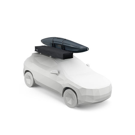 Namiot dachowy Thule Foothill 2 – szary Ashland Grey