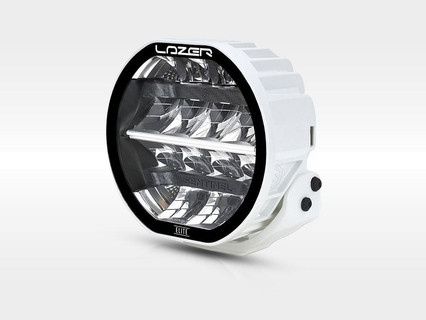 Okrągła lampa LED Lazer Lamps Sentinel 7″ Elite+ — biała, ze światłem pozycyjnym