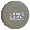 Pokrowiec na koło zapasowe Camp Cover z nadrukiem odblaskowym — do 78 cm — kolor khaki