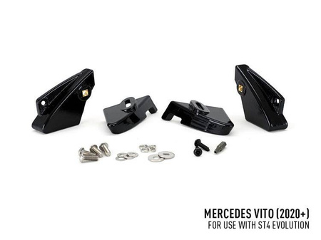 Zestaw lamp LED do grilla Lazer Lamps 2 × ST4 Evolution — Mercedes Vito 2020–2023
