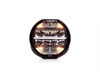Okrągła lampa LED Lazer Lamps Sentinel 7″ Elite — czarna, ze światłem pozycyjnym