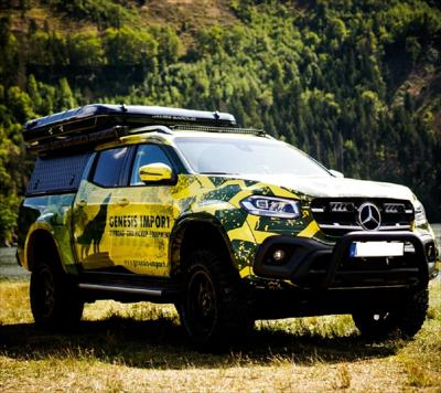 Hardtop Alu-Cab Explorer – Mercedes-Benz Klasa X 2018–2020 Double Cab, blacha ryflowana
