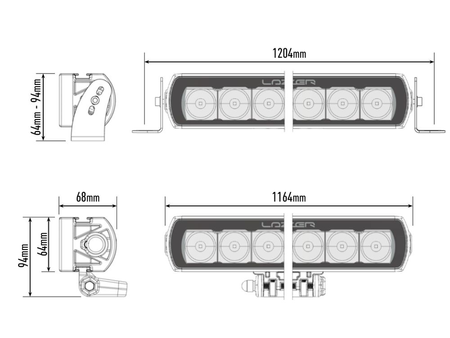 Listwa świetlna LED Lazer T28 Evolution