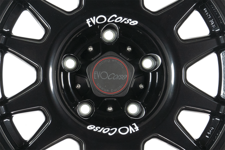 Felga aluminiowa Evo Corse DakarSuperZero 8.5x17" do off-roadu i rajdów terenowych - czarna z połyskiem - Toyota
