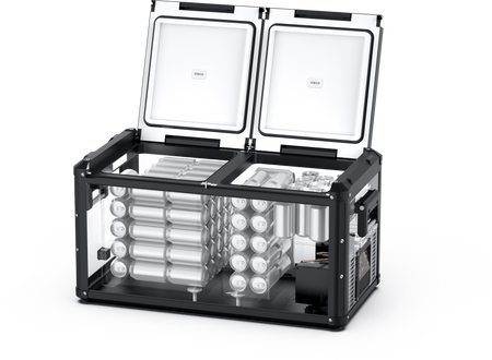 Lodówka kompresorowa ICECO VL75PROD 75 l 12/24 V Dual Zone – czarna