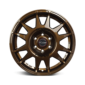 Felga aluminiowa Evo Corse DakarZero 8.5x18" do off-roadu i rajdów terenowych - brązowa z połyskiem - Ford, Mazda, Volkswagen