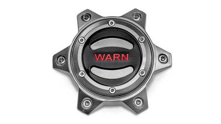 Dekielek do felgi WARN EPIC 104484 — Gunmetal Gray, czerwone logo