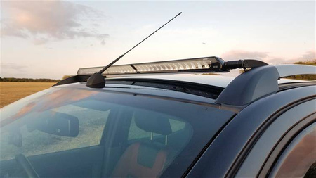 Zestaw do montażu na dachu lampy LAZER Linear-36 - Ford Ranger (2016 -) wersja z relingami dachowymi - wysokość 42 mm