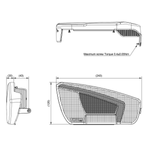 Osłona prawej lampy bagażnika rowerowego Thule Velocompact 926