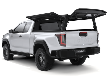 Hardtop Alu-Cab Explorer – Toyota Hilux Travo 2026+ Extra Cab, blacha ryflowana