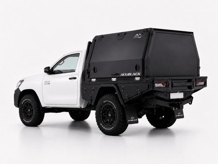AluBlack Platforma ładunkowa z zabudową 3/4 do Toyota Hilux 2016+ z pojedynczą kabiną
