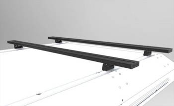 Belki nośne Alu-Cab 1450 mm – czarne, 2 szt., bez stóp