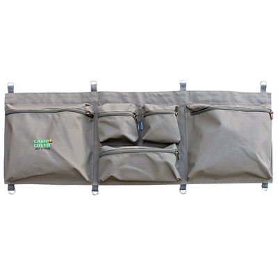 Organizer na oparcie siedzenia Camp Cover Seat Storage — Double — kolor khaki