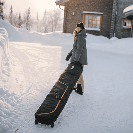 Torba na narty z kółkami 175 cm Thule RoundTrip – szara