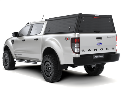 Zabudowa Alu-Cab Hardtop "Guard" Ford Ranger (2012-2022) Double Cab z ryflowaną blachą